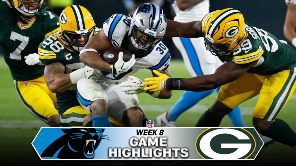 Panthers vs. Packers Week 8 highlights thumbnail