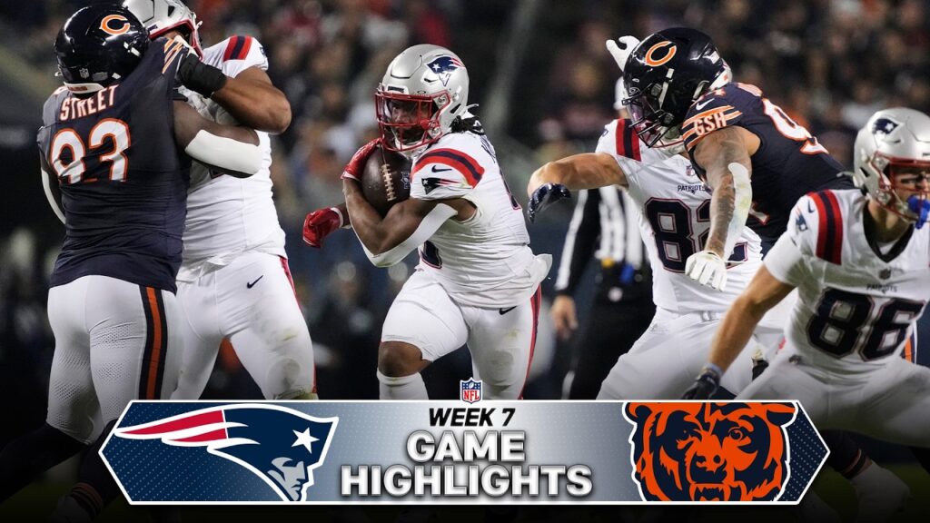 Patriots vs. Bears Week 7 highlights thumbnail