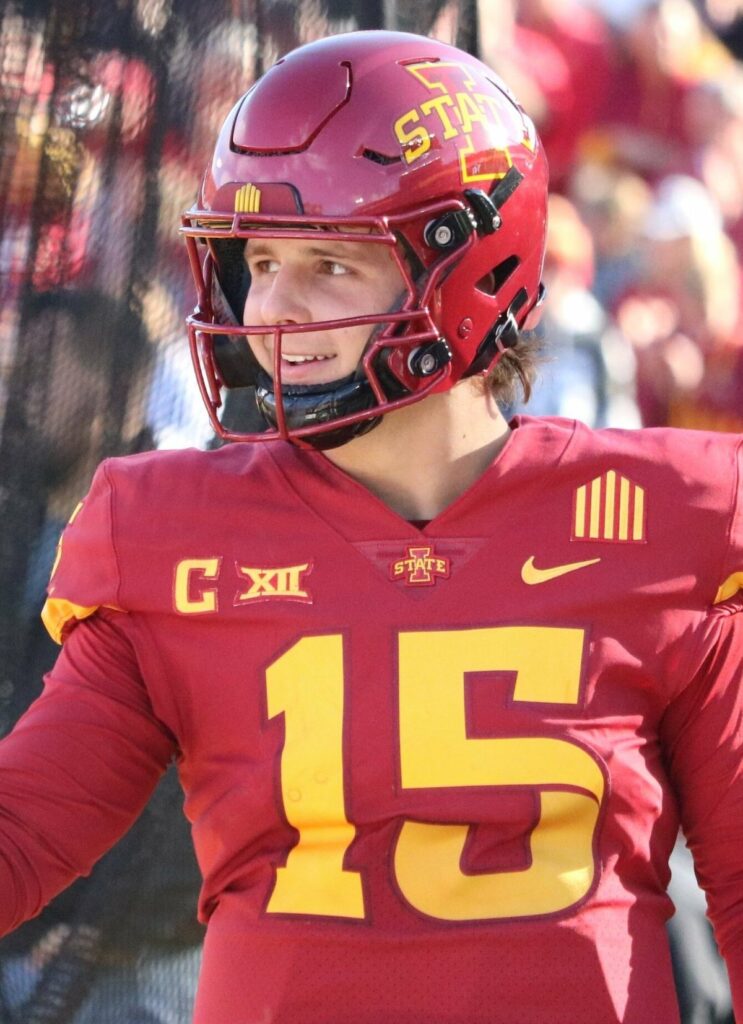 Brock Purdy in an Iowa State uniform in 2021
