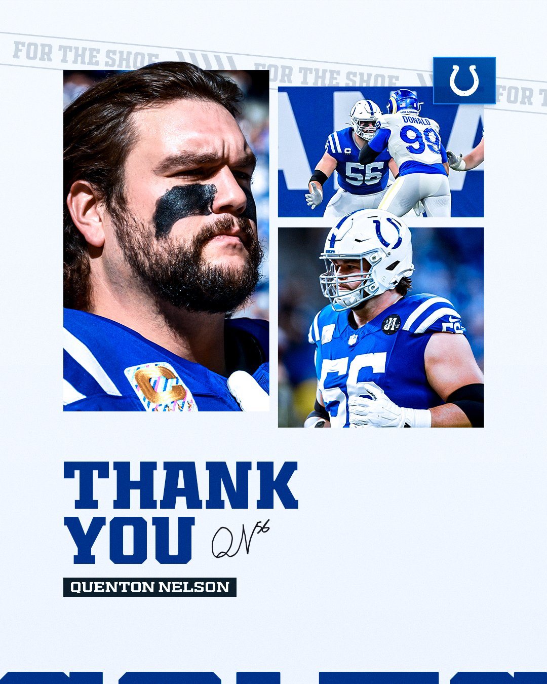 Colts thank-you graphic for Quenton Nelson