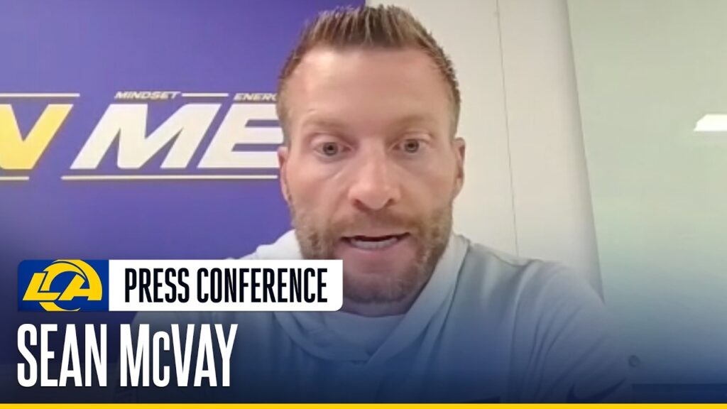Sean McVay Rams press conference October 2026