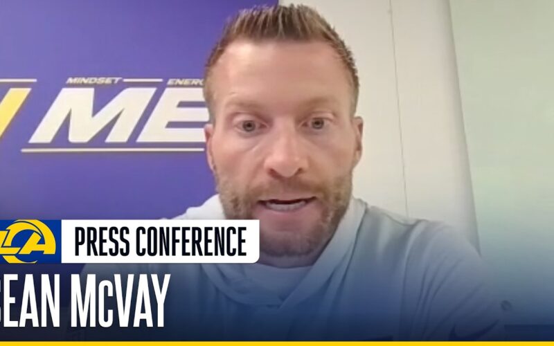 Sean McVay Rams press conference October 2026