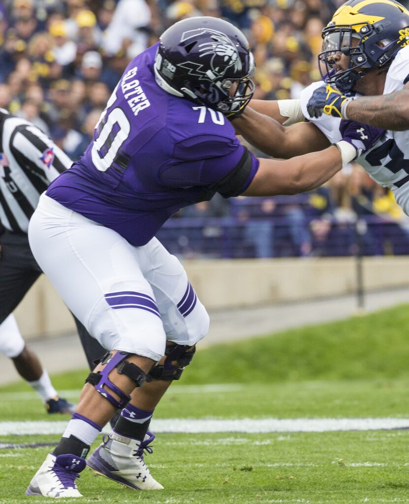 Rashawn Slater in a 2018 archive photograph.