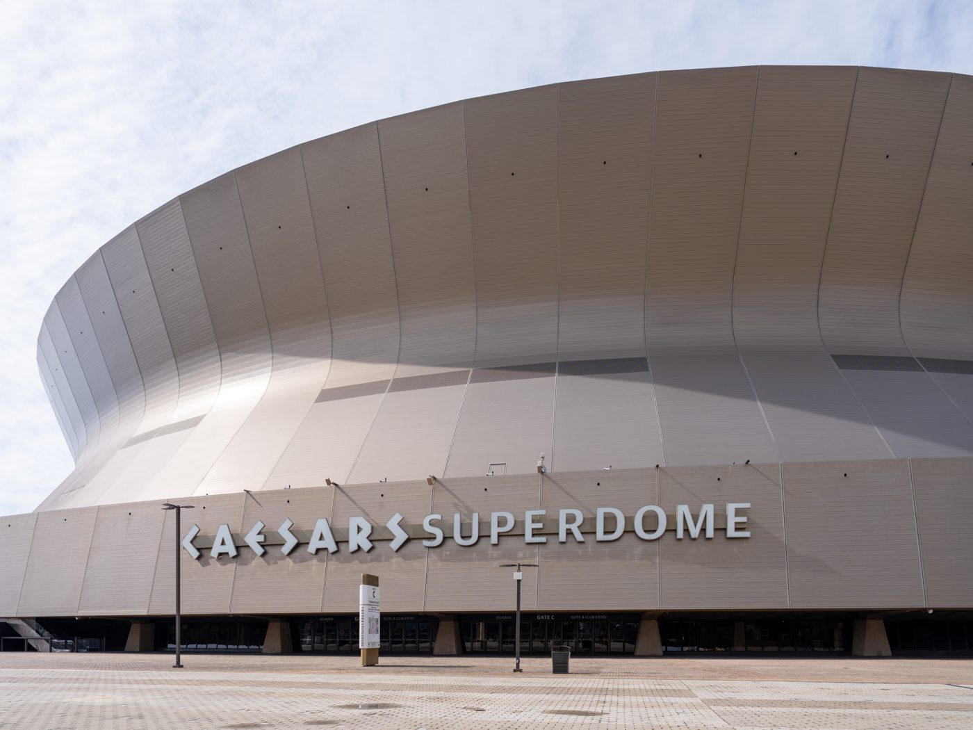 The Caesars Superdome in New Orleans