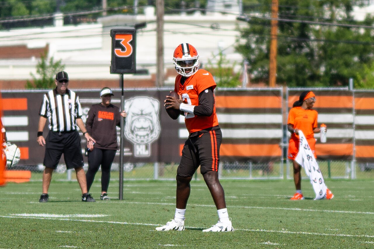 Shedeur Sanders at Browns training camp