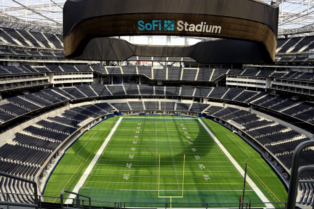 SoFi Stadium in a 2021 archive photograph.
