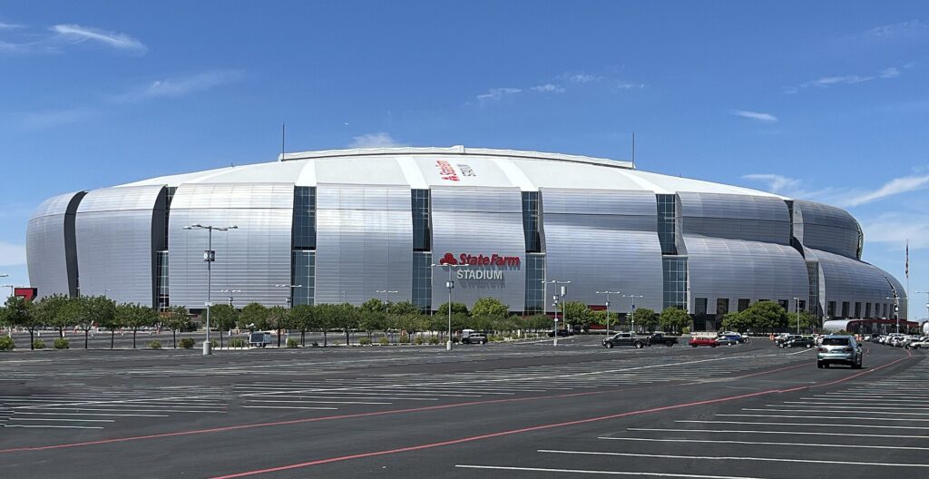 State Farm Stadium in a 2022 archive photograph.