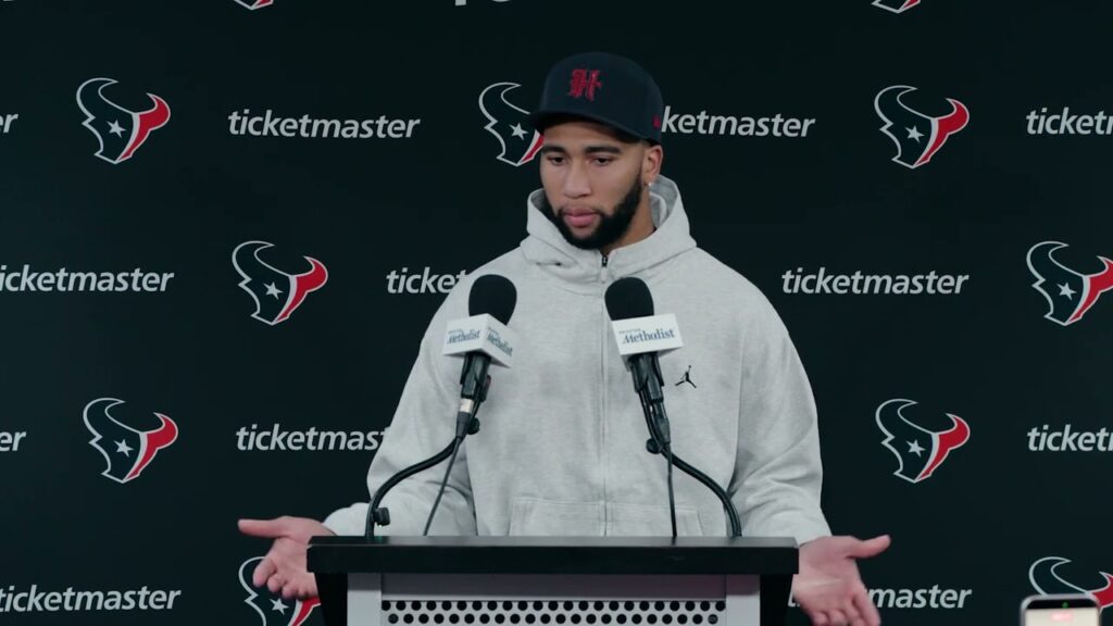 C.J. Stroud Texans press conference Marvin Harrison Jr. October 2026