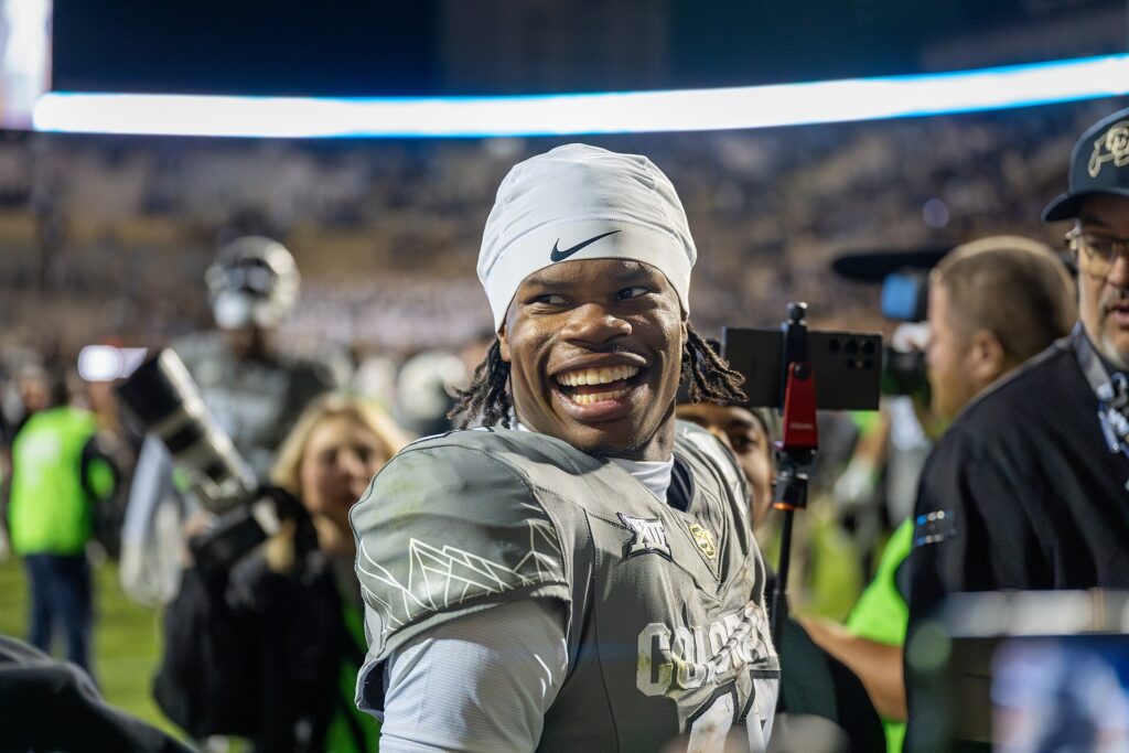 Travis Hunter in a 2024 archive photograph.