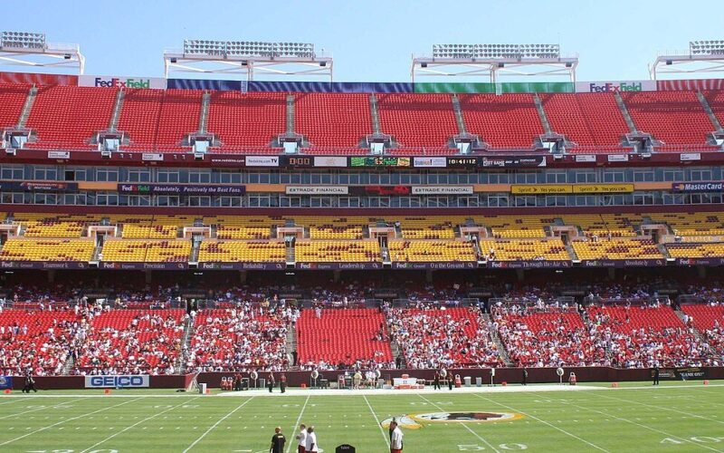 FedExField exterior in Landover, Maryland